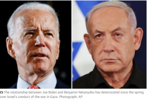 Joe Biden and Benjamin Netanyahu